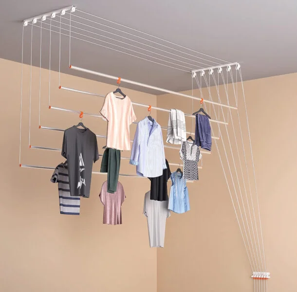 Double Rail Cloth Hanger System Chennai - Premium Installation