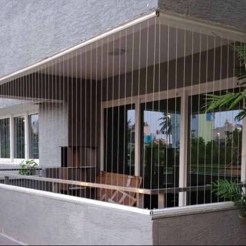 High-Rise Building Invisible Grills Chennai - Professional Setup